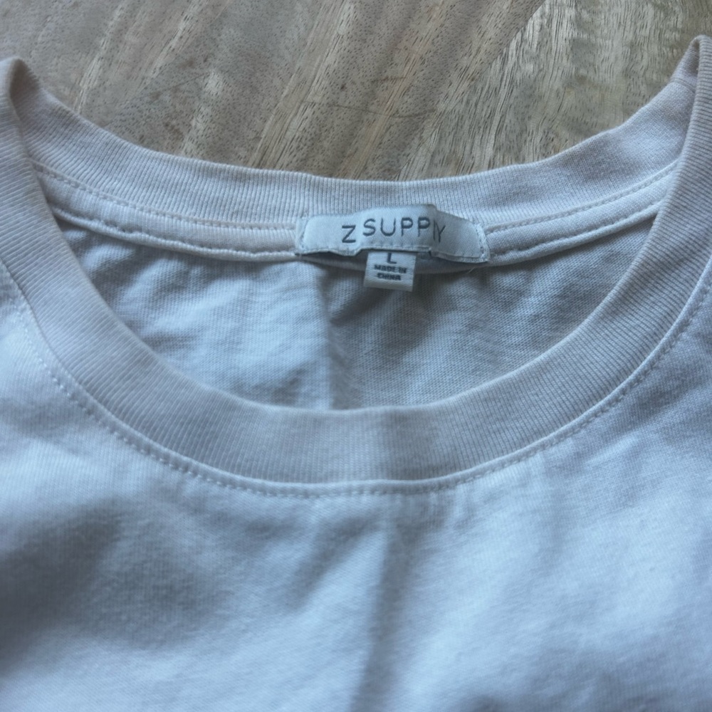 Z supply Sloan top and Scout Pants cream/ off white set - Picture 5 of 5